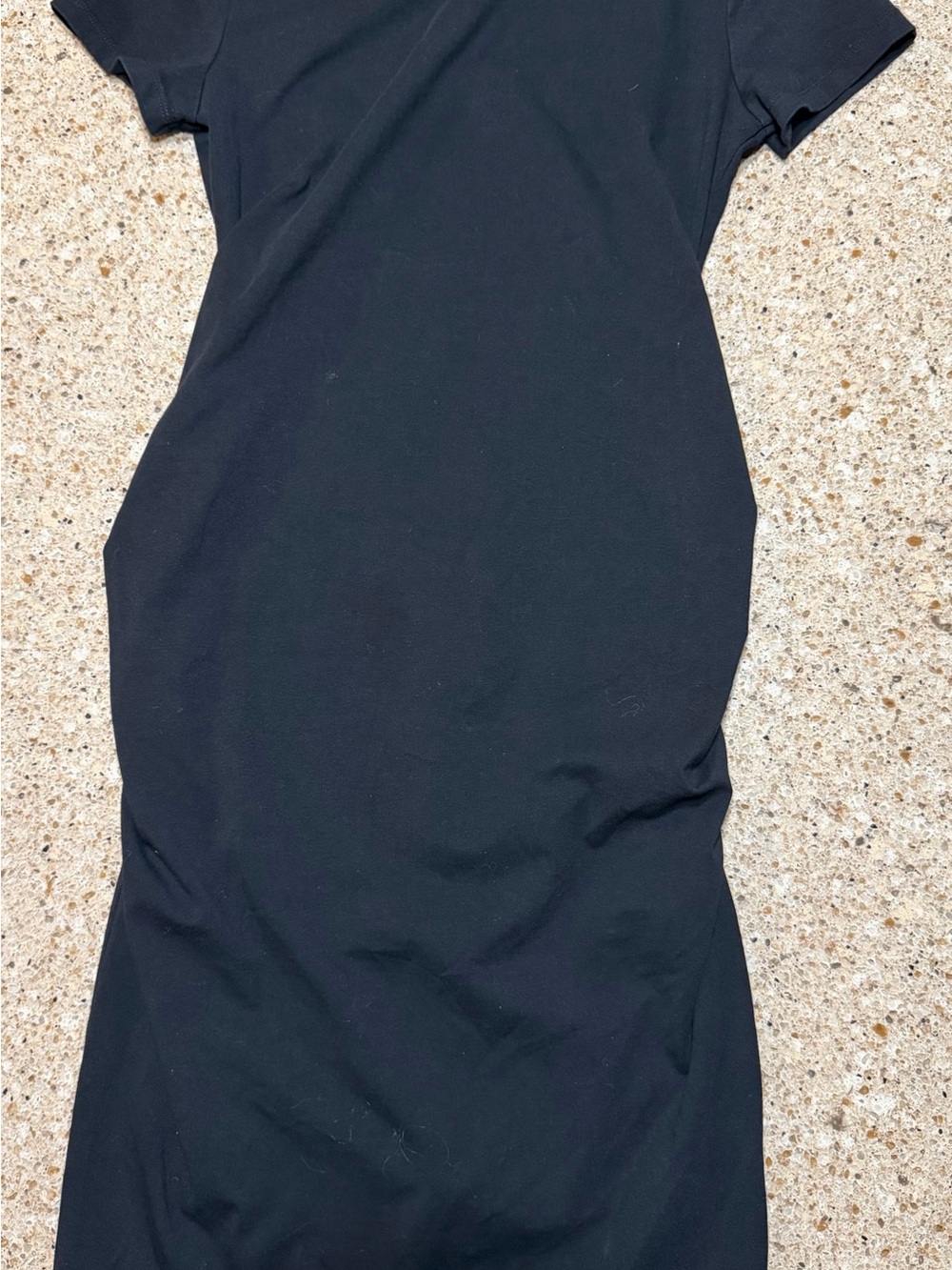 Classic Black Short-Sleeve Women's Dress